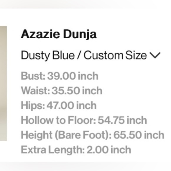 Azazie Elegant Blue Lace Wedding Dress - Picture 3 of 11